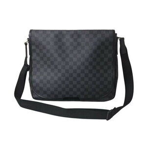 Louis Vuitton Daniel shoulder bag Damier Graphite Black